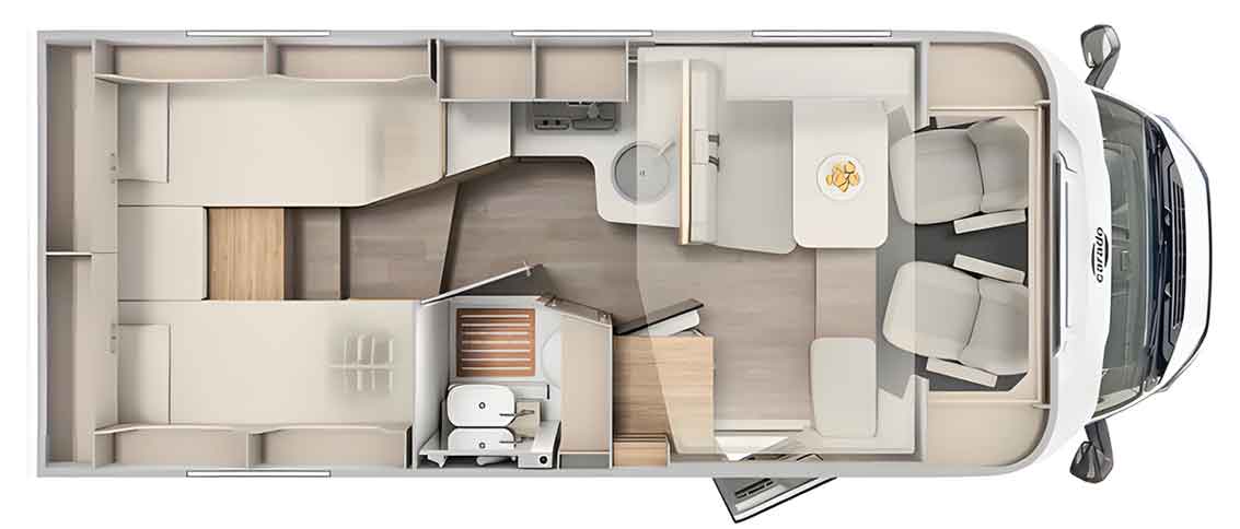 Grundriss Carado T338