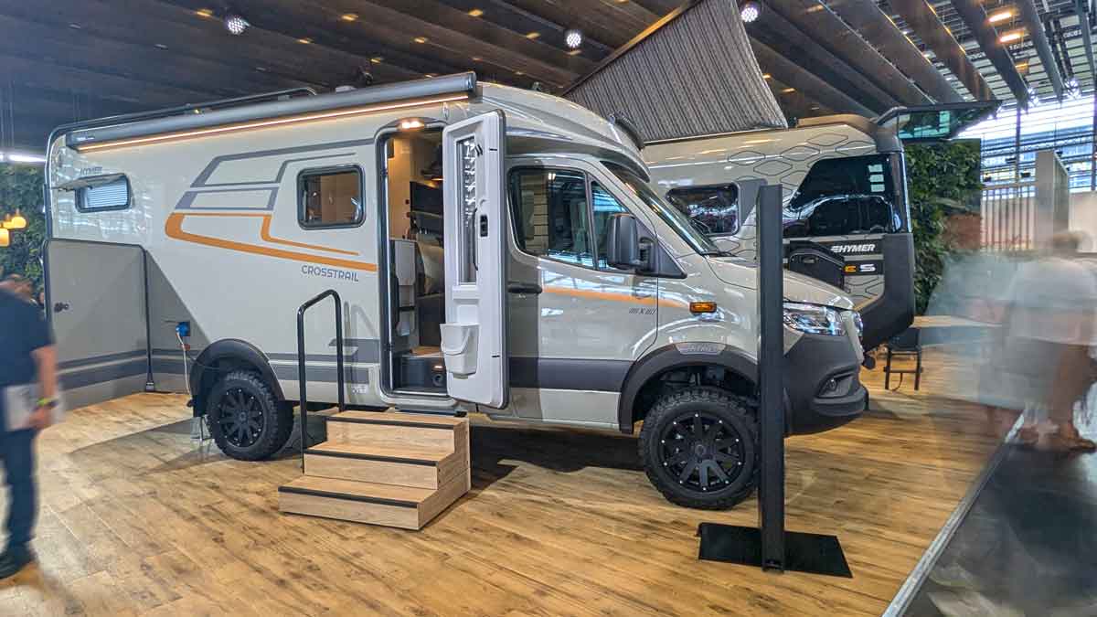 Hymer ML-T Cross Trail auf Messe