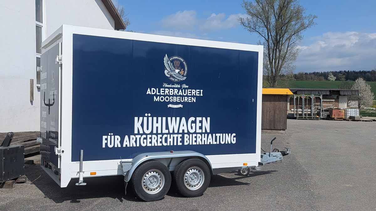 Kühlwagen für artgerechte Bierhaltung