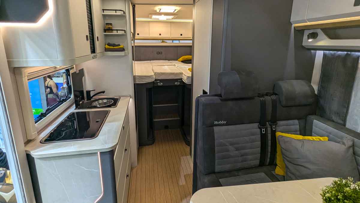 Interieur im Hobby Prestige T 710